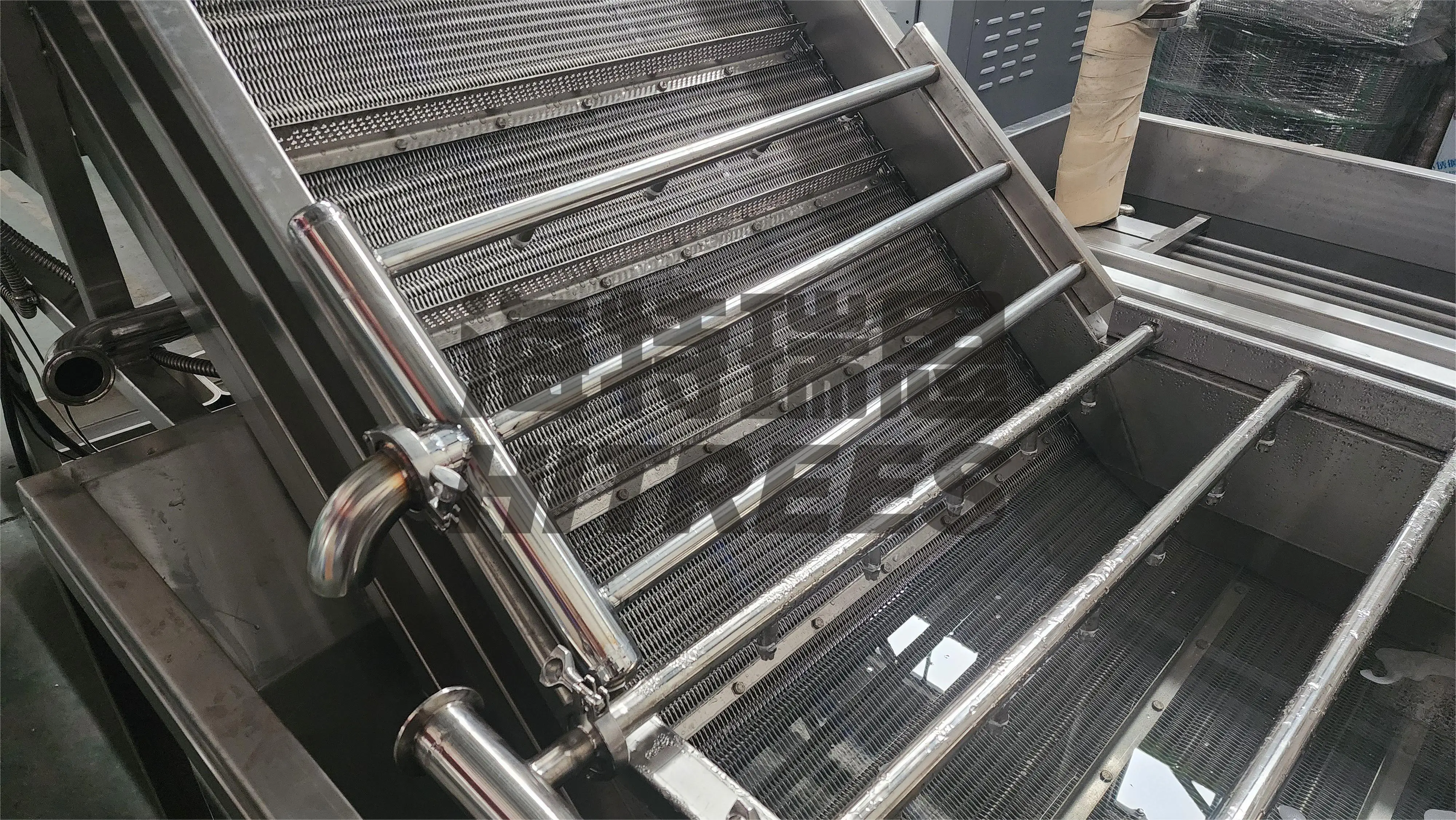 Good Quality Scallop Abalone Shrimp Ice Glazing Machine Meat Ball Prawn Ice Coating Machine for Seafood Processing Plant