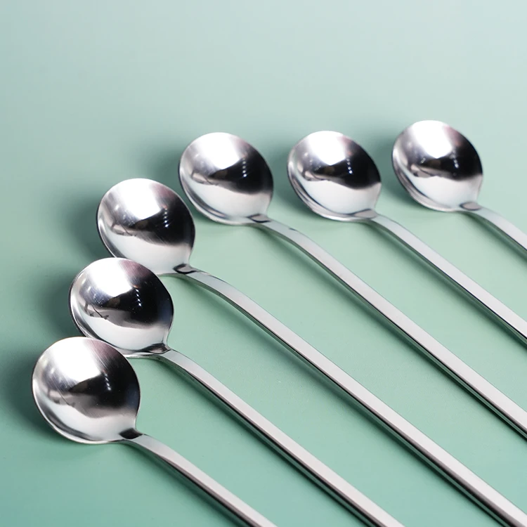 Spoon Stainless Steel Luxury Gold Flatware Set Spoon and Fork Set Stainless Silverware Set Coffee Tes Dessert Spoons