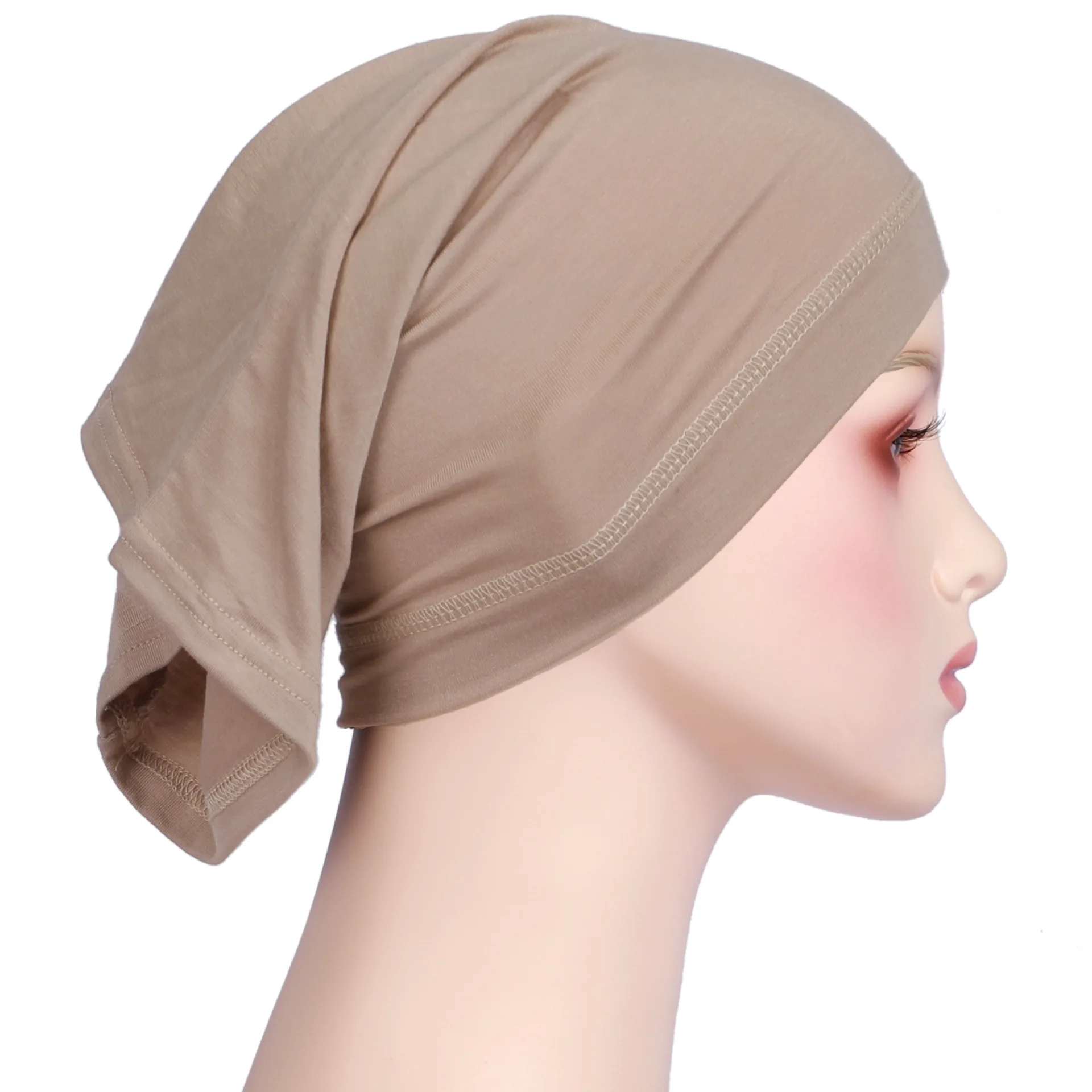 Wholesale Custom Popular Women Designer Tube Jersey Inner Cotton For Muslim Malaysia Hijab Cap