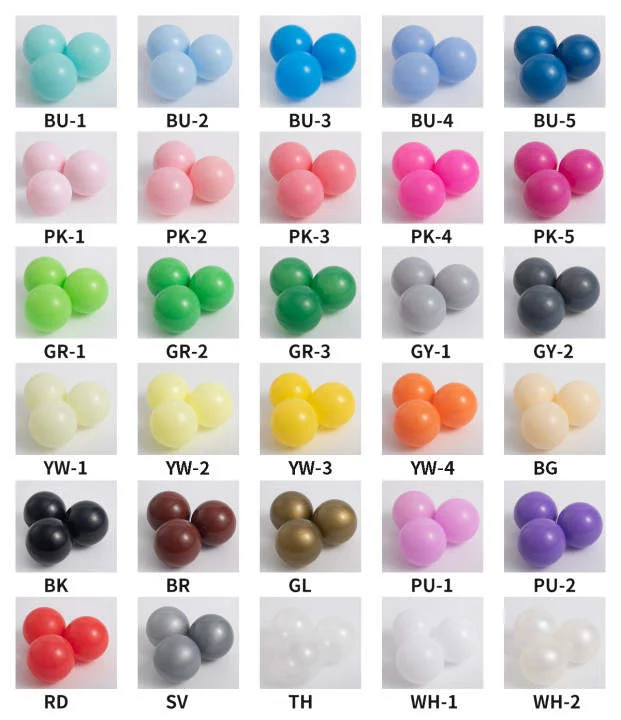Ball pit balls colorful eco-friendly crush proof kids ocean balls
