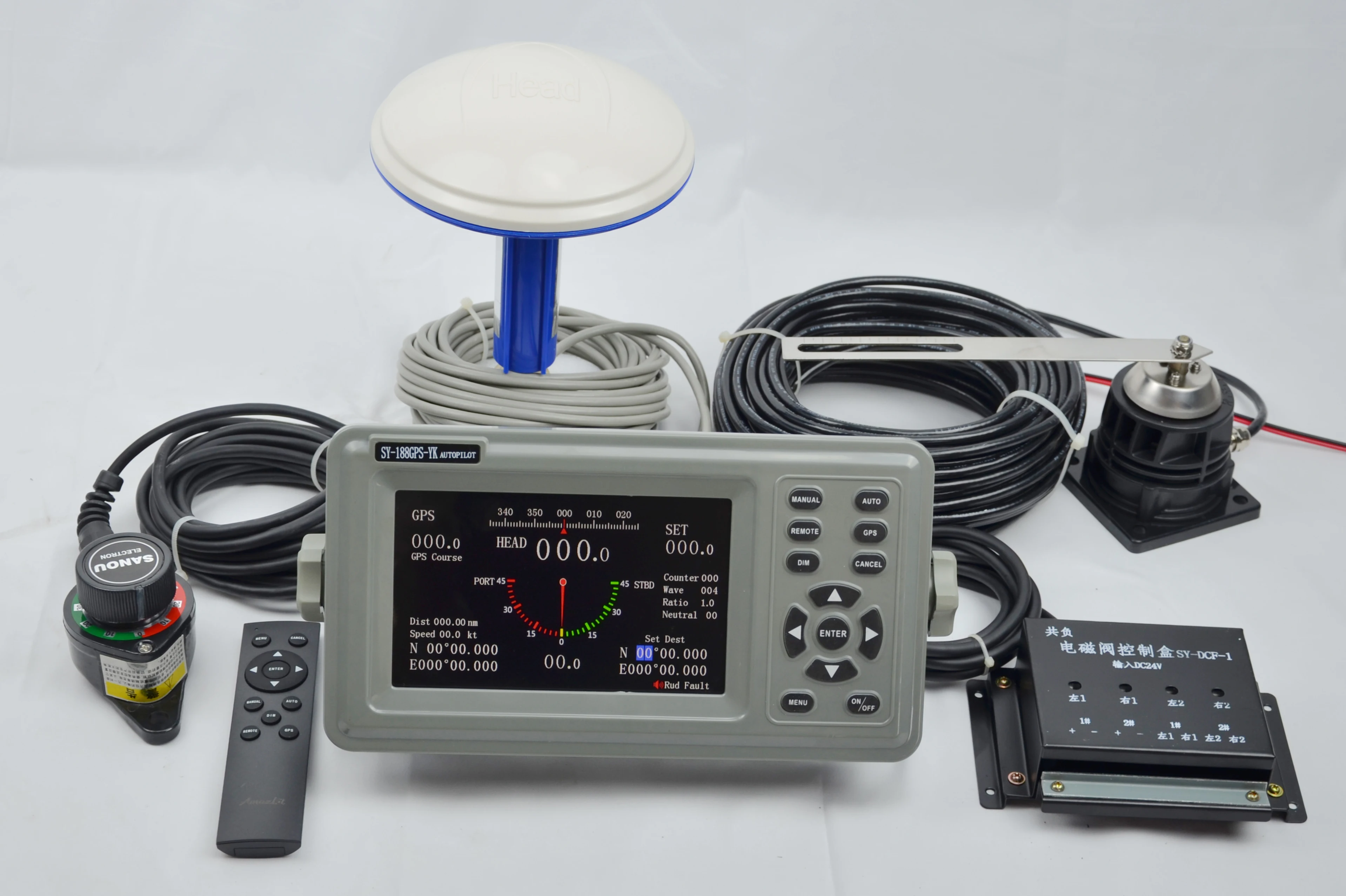 SY-188 Marine autopilot system host for boat with compass