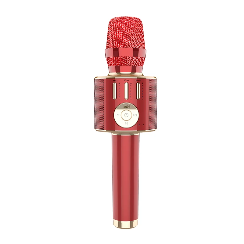 OCF H35 портативный профессиональный беспроводной микрофон для караоке домашний KTV металлический динамик USB BT микрофон музыкальный микрофон