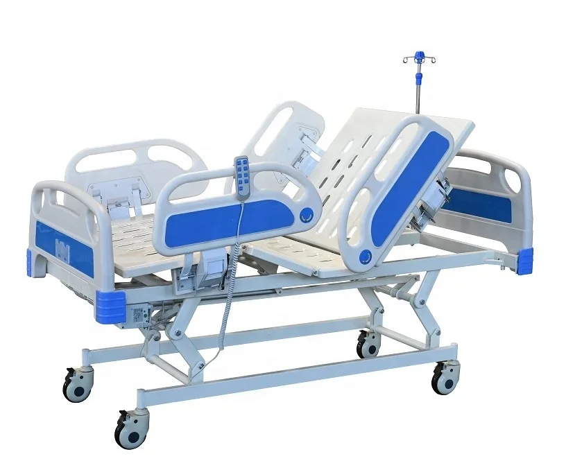 Modern Design Hospital Nursing Bed Electric 5 Functions Turn over Bed for Patients Made of Durable Steel Metal