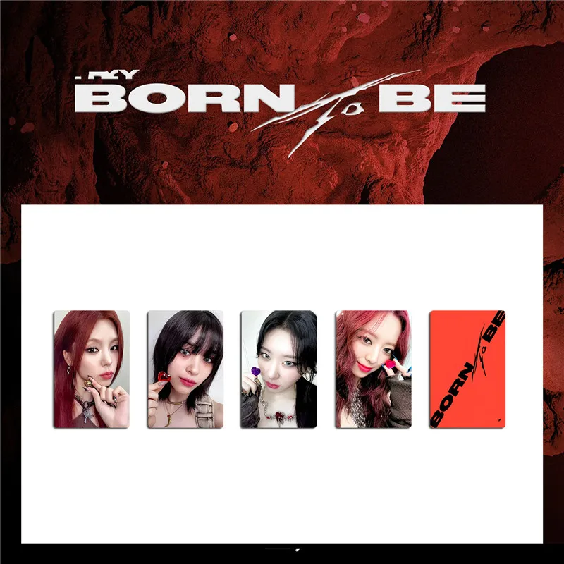Kpop ITZY BORN TO BE Lomo Photo Cards 8TH MINI ALBUM Custom Photocards Fan Collections