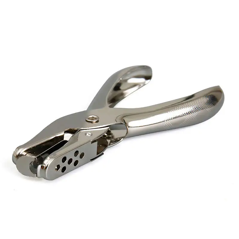 
Metal 6mm Pore Diameter Punch Pliers Single Hole Puncher Hand Paper Scrapbooking Punches 1-8 Pages Paper Hole Puncher 