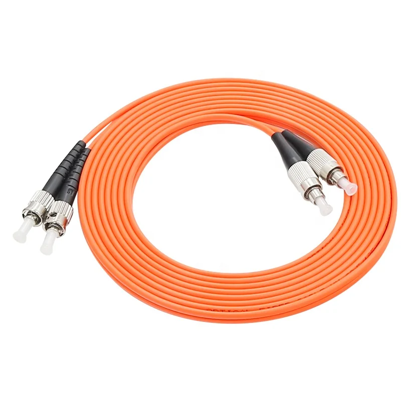 China ZKP ST/UPC-FC/UPC multimode dual-core fiber optic cable