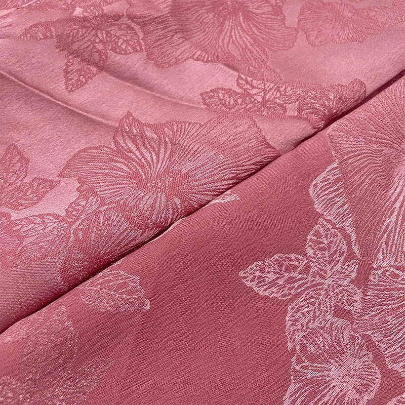 Custom Wholesale luxury polyester cotton brocade embossed 3d jacquard knit fabric for clothing dresses