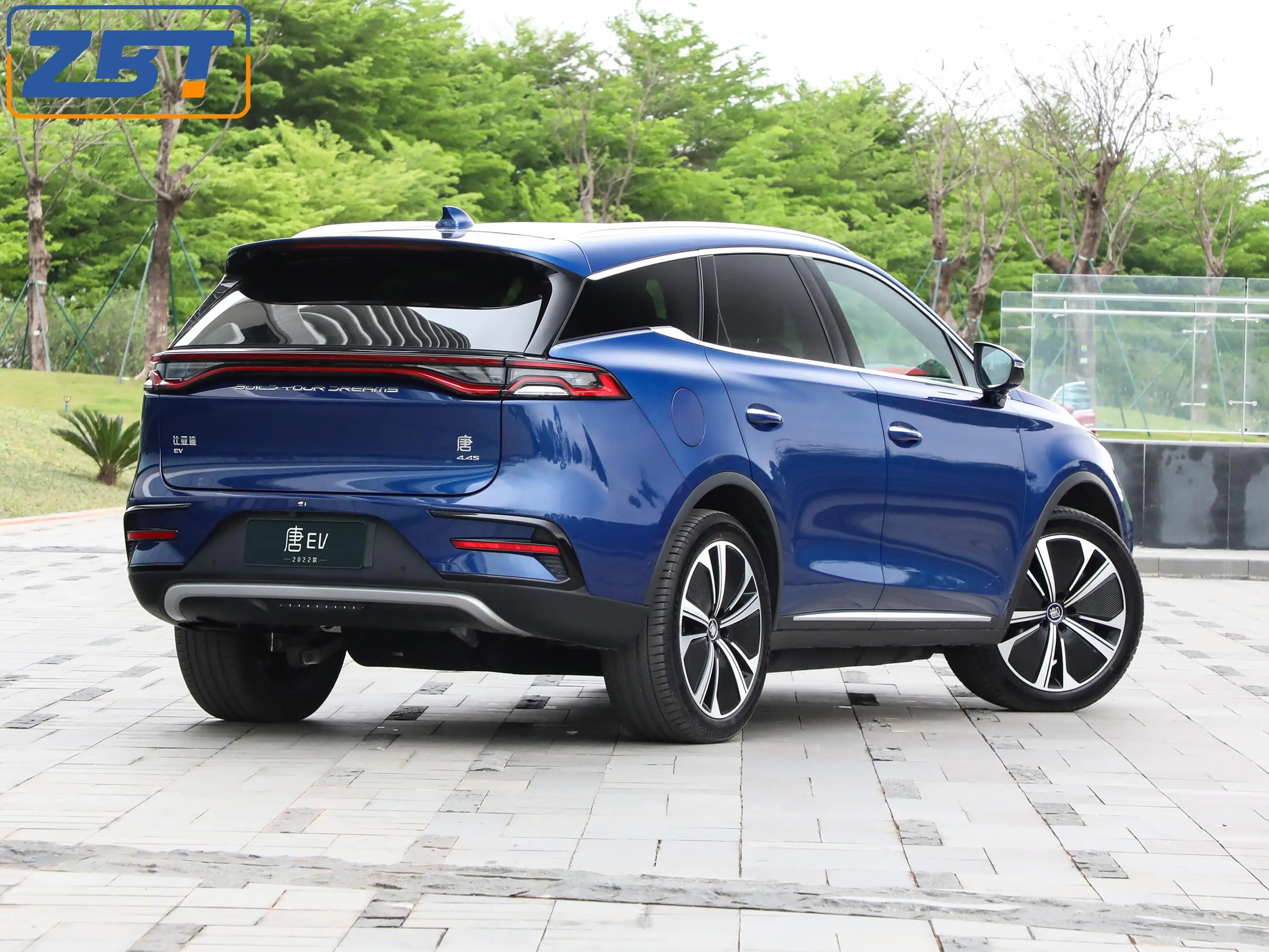 2022 год новая модель NEDC 730 км дальность 4WD BYD Тан ev внедорожник W-HUD Электрический автоматический высокоскоростной двигатель автомобиля с быстрым постоянного тока заряда