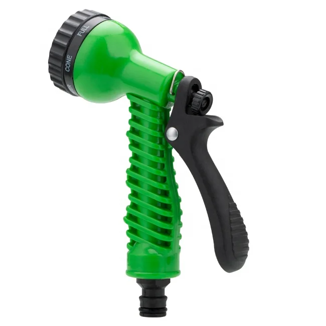 Hot Selling 8 Patterns Garden Watering Spray Gun Promotion Plastic Adjustable Garden Hose Nozzle Water Gun