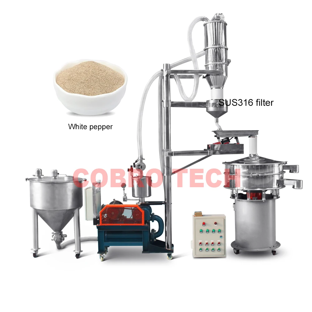 High Quality Mobile Grain Loading Pneumatic Rice Coffee Beans Powder Filter System Vacuum Feeder Conveyor For Packaging Machine