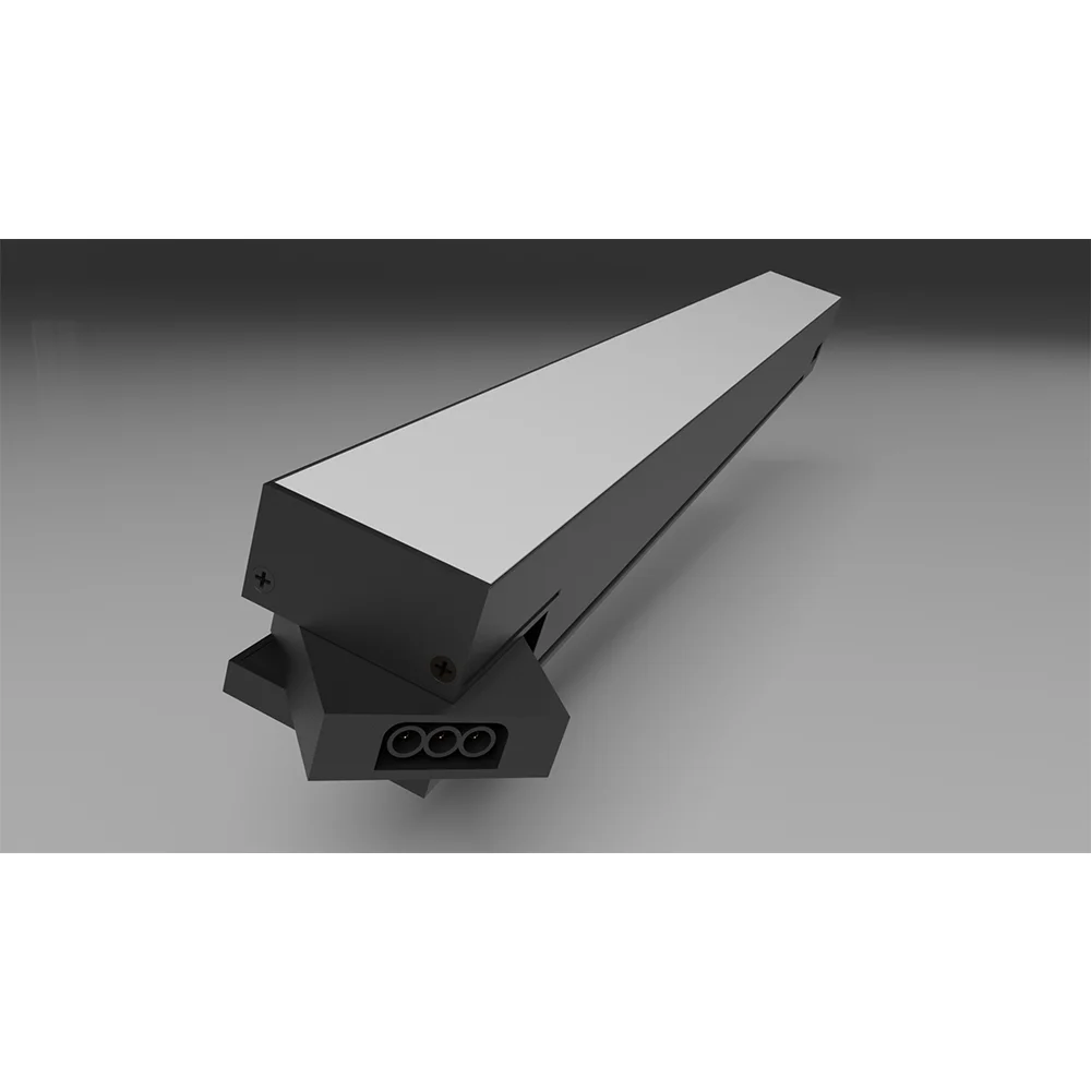 170-265V LED Linkable  Office Linear Light up to 1000W in series easy installation without screw 180 degree rotatable