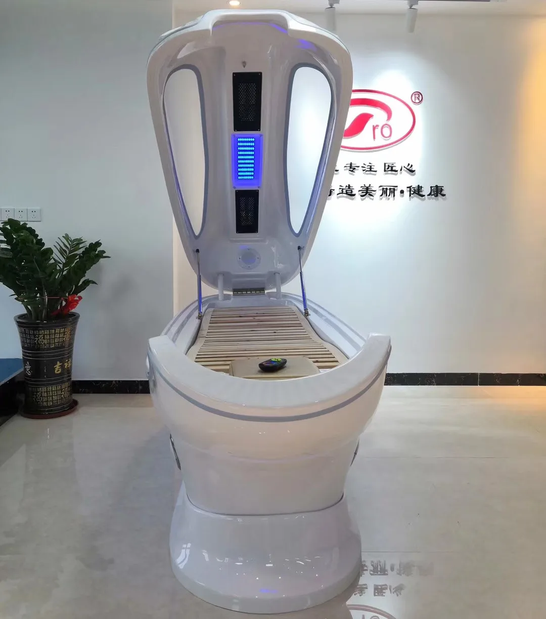 Promotional price!!!LED light therapy ozone steam sauna for sale LK-216E