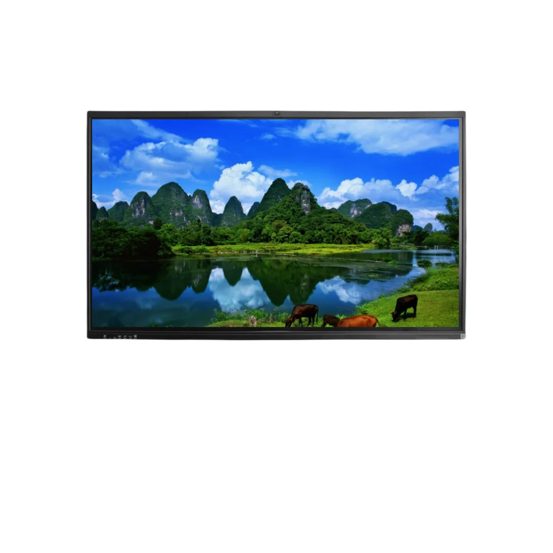 75-Inch Ultra-Thin Android Wi-Fi LCD Digital Signage for Indoor Airport & Restaurant Advertising OEM Supplier