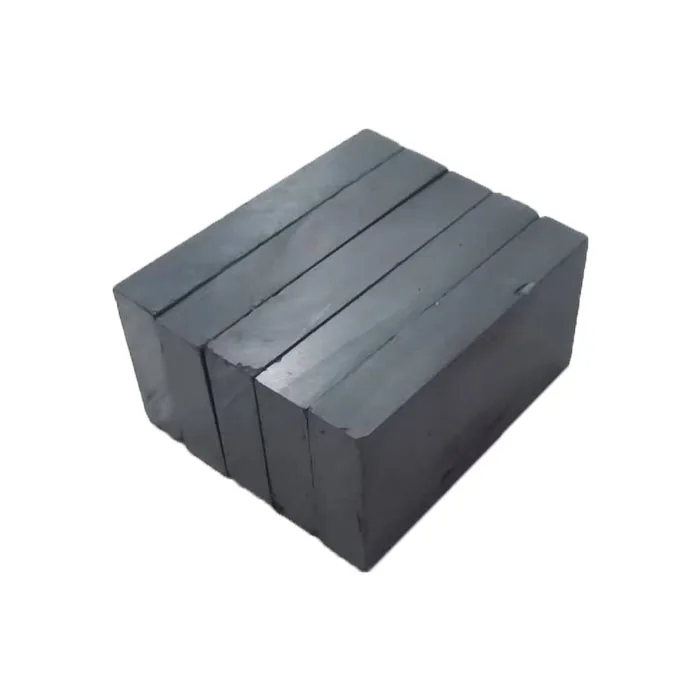 High Quality Ceramic 5 Bar Shape ferrite magnet 1.5' X 1' X 0.5'