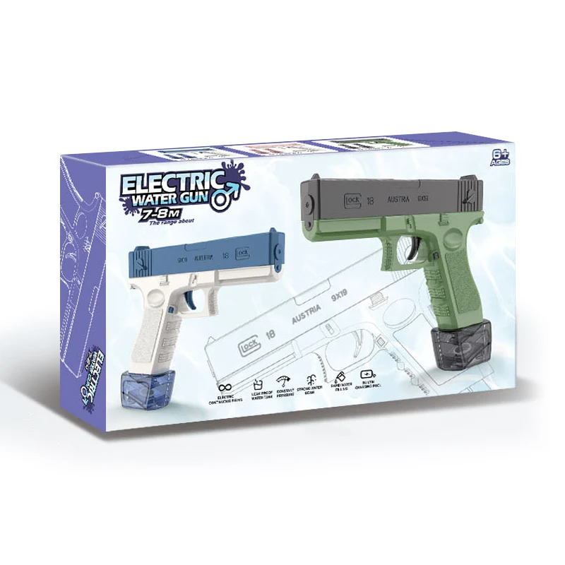 Fun Plastic Water Gun Toys Outdoor Games Water Shooting Toys Summer Electric Water Gun Toys