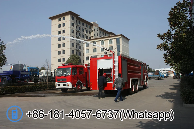 Good quality sinotruk howo 6x4 water foam high spraying fire truck 15000gallons
