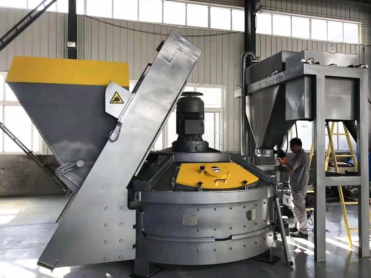 MP DMPH1000 500kg  UHPC steel fibers ultra high performance  concrete mixer