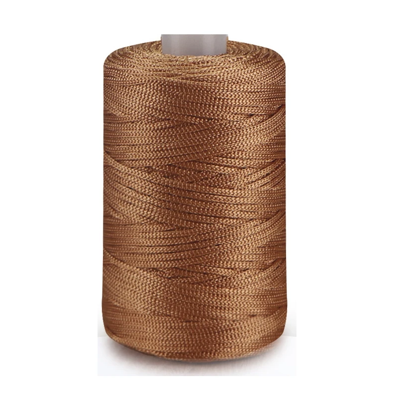 
High Quality Factory Sale High Tenacity 7s Count Flat Shiny Ice Thread Linen Yarn for Crochet 