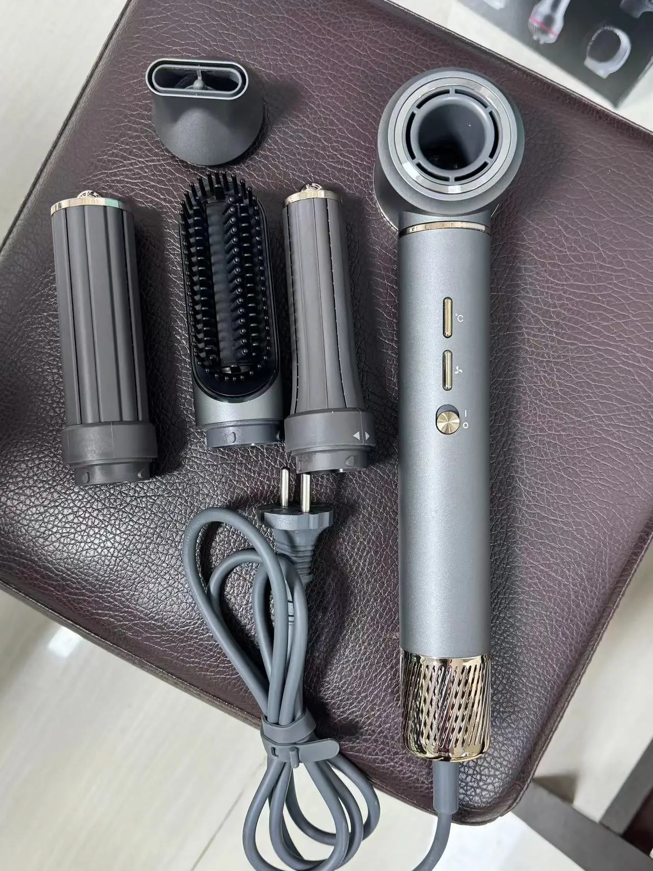 5 in 1 Hair Styler Professional Hair Dryer Brush Blow Dryer Air Hot Air Brush Hair Curler Styler