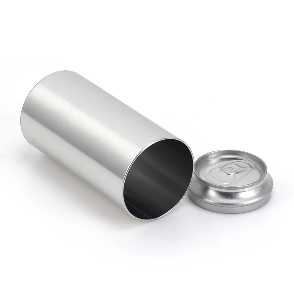180ml 200ml 250ml 330ml 350ml 355ml 473ml 500ml 12oz 16oz Empty blank custom printed empty beer can shaped tin can for storage