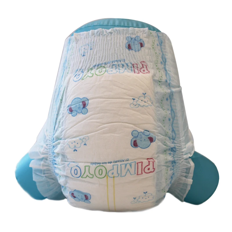 Free Sample B-Grade Xl Baby Diapers Soft Breathable Baby Diaper Stocklot Non Woven Fabric Printed Magic Tape Baby Diapers