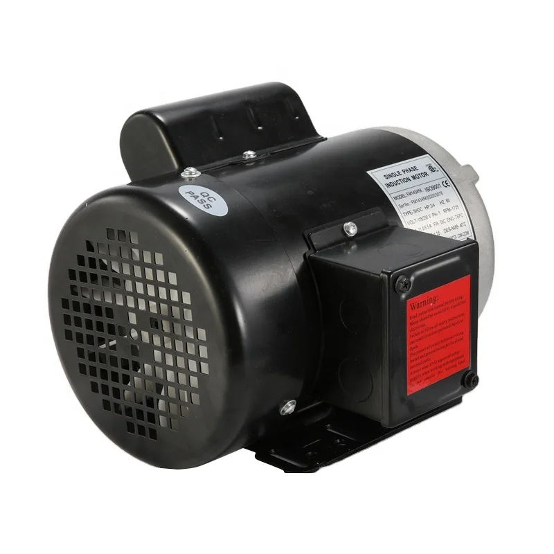 5 Hp Single Phase Electric Motor 3600Rpm Nema 56 Air Compressor Motor Price