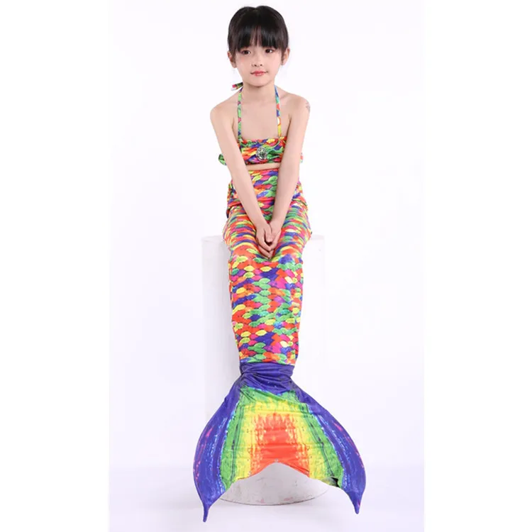 Новый костюм русалки, костюм для выступлений для девушек, платье принцессы на Хэллоуин