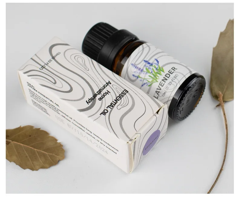 Essential Oil Diffuser Use Water-based Pure Massage Aromatherapy Candle Making 6pc Set in Gift Box