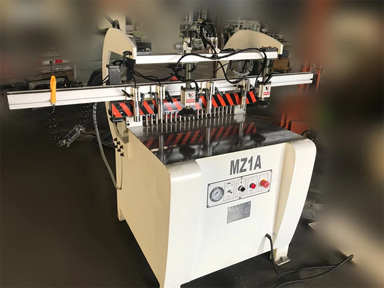 MZ1A Horizontal multi drilling machine Pinliang woodworking One row line boring machine