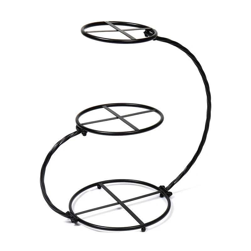 3 Tier Metal Cake Display Stand, Food Serving Cake Holder, Plate Stand for Party