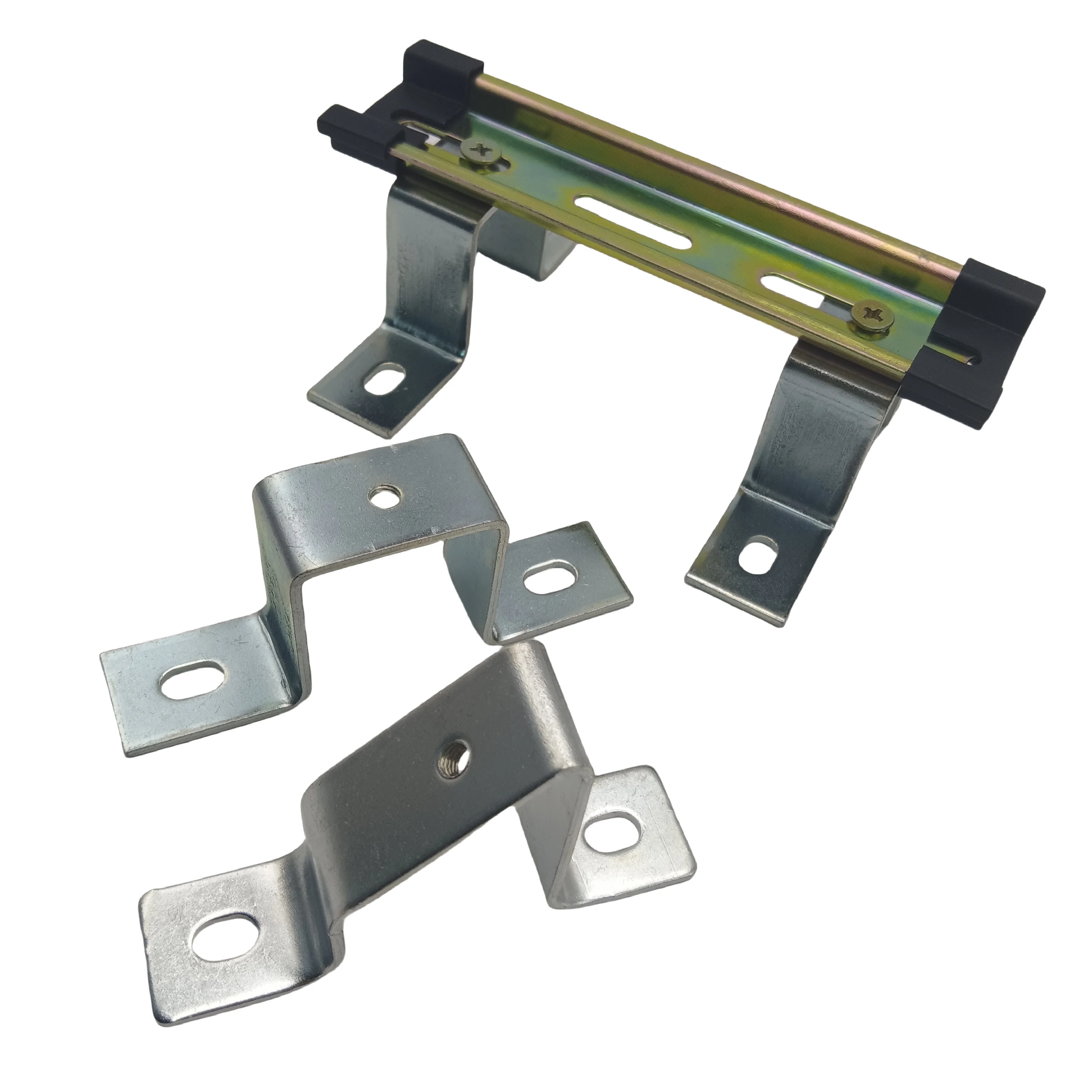 35mm Din Rail Mounting Support Adapters Plastic PCB Carrier with Bracket for C45 Guide Rail Metric Measurement System