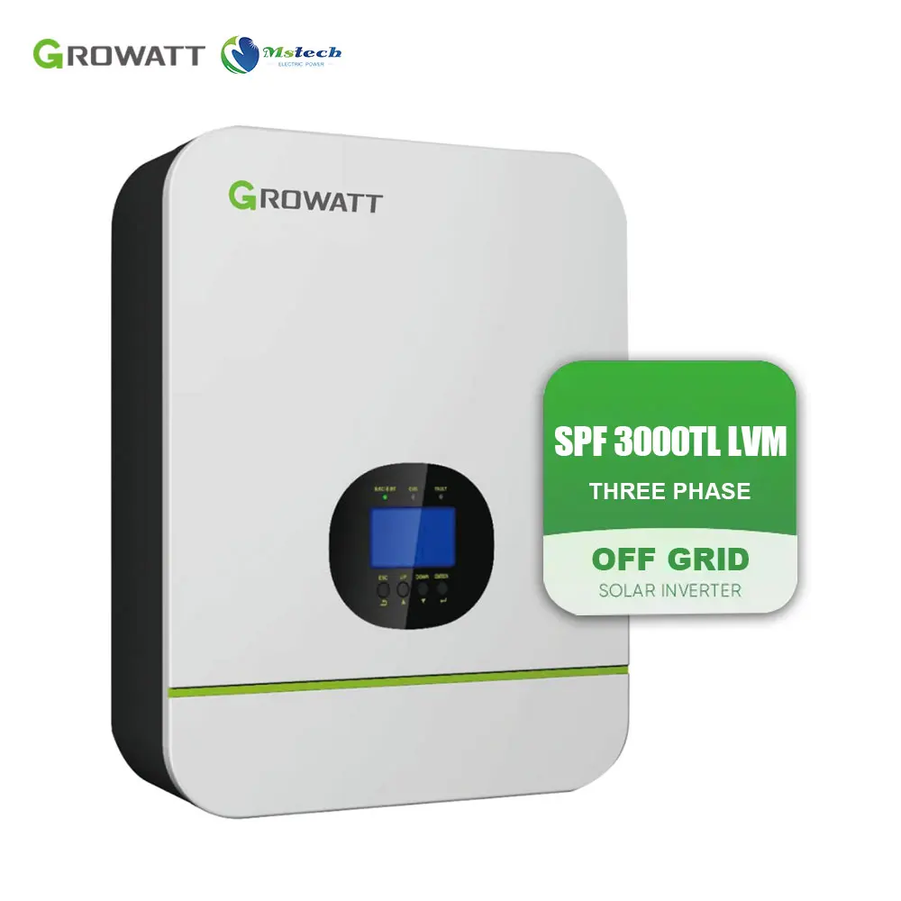 Growatt Spf 3000Tl Lvm 24V 48V аккумулятор 3000va 3000W выключенный Солнечный инвертор