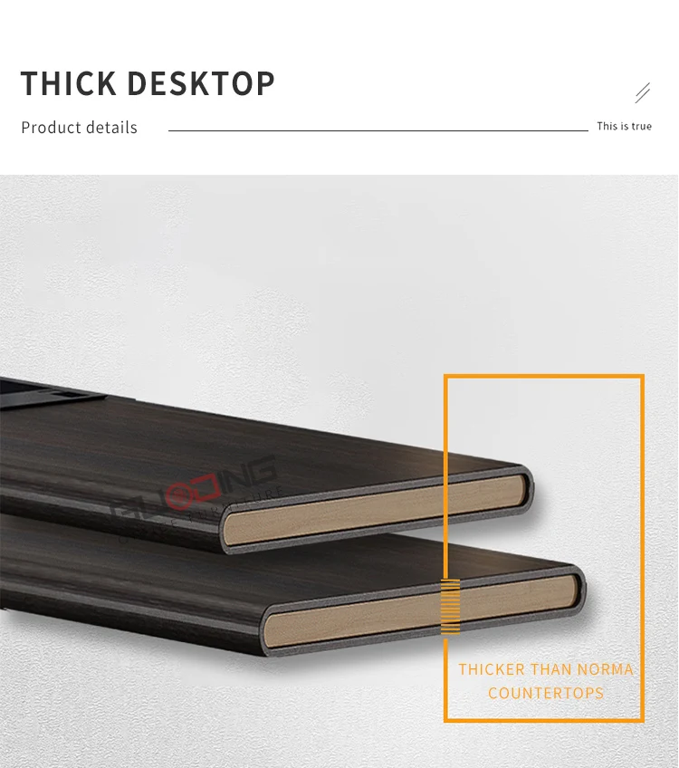 Black Ceo director manager executive commercial furniture chair and table  boss wooden desk solid wood office desks