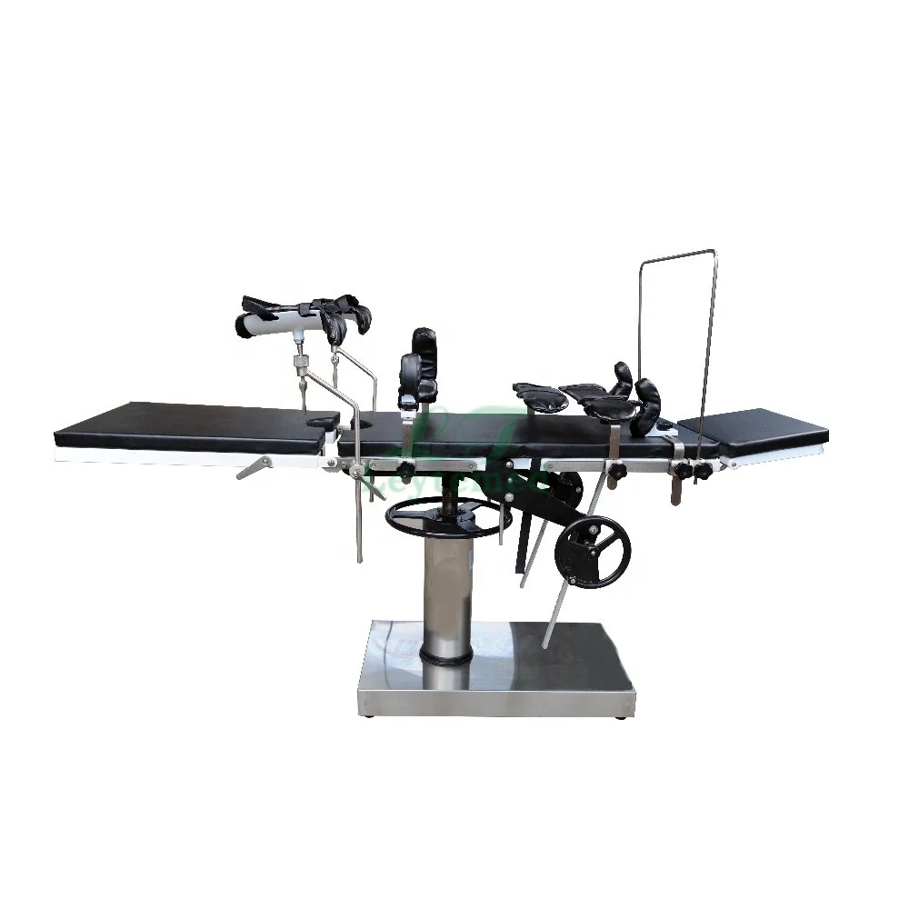 LTST12 Manual Surgical Table Neurosurgery Gynecology Urology Stainless Steel Treatment Operation Table