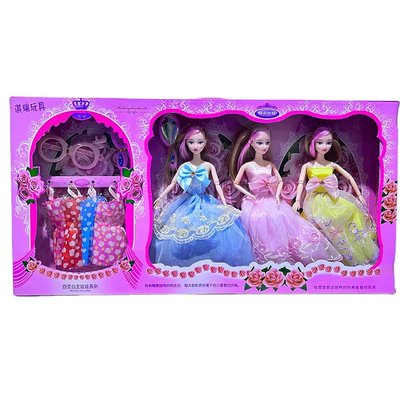 New hot selling 66cm girl gift toy cartoon BJD doll with different accessories girl playhouse toy