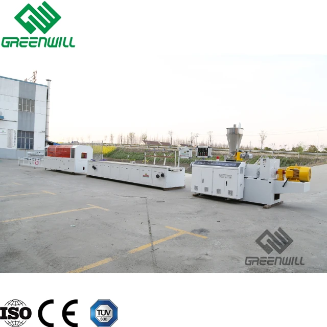 
Good price SJZ-65/132 conical double screw extruder machine used for making PVC profile ceiling panel pipe with best service 