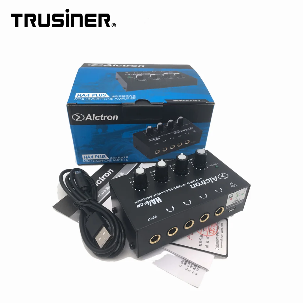 Portable Ha4plus 4-channel Stereo Hifi Headphone Amplifier Board