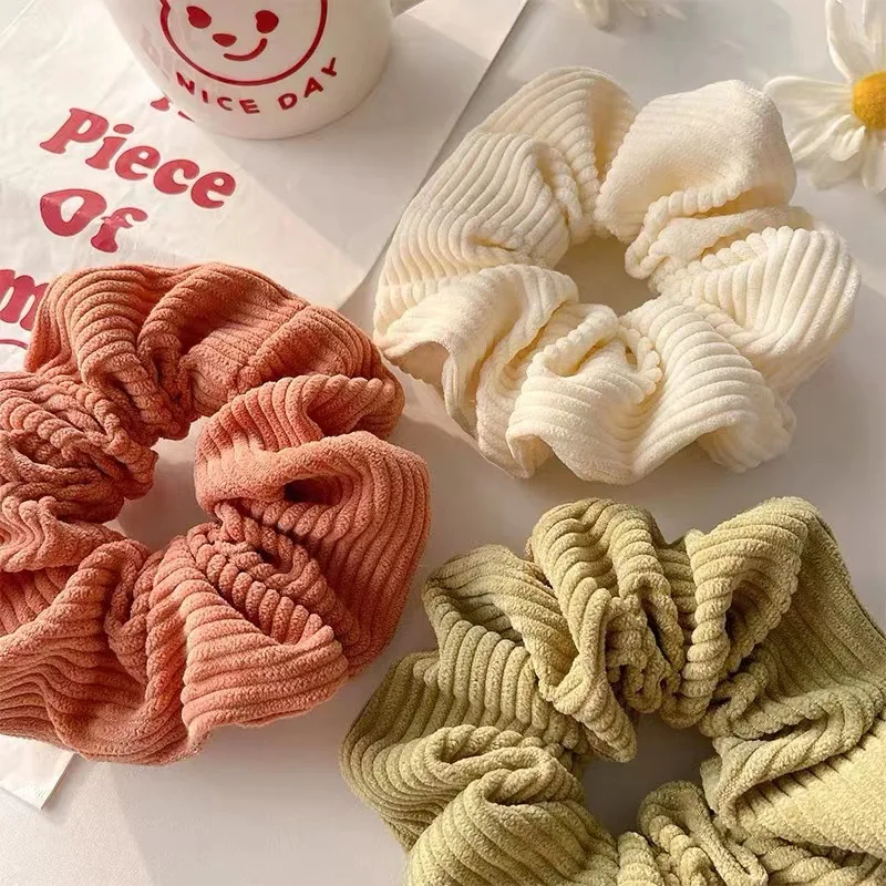 Factory Wholesale Hair Scrunchies Girls Hair Scrunchies Large Scrunchies Elastic Hair Bands