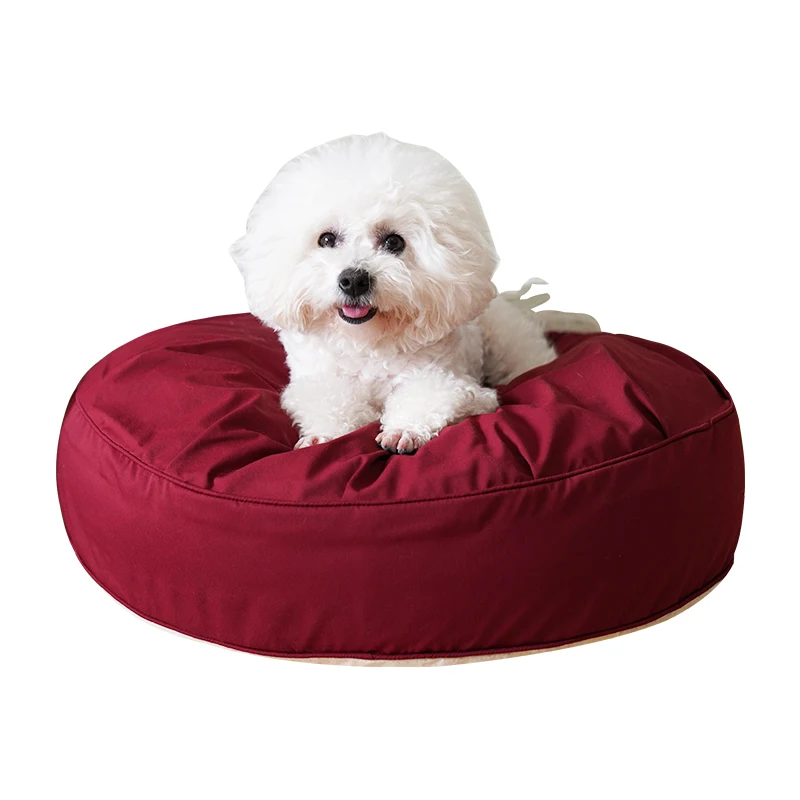 2023 removable cover high resilience washable private label extra round dog sofa cat  pet beds with factory price