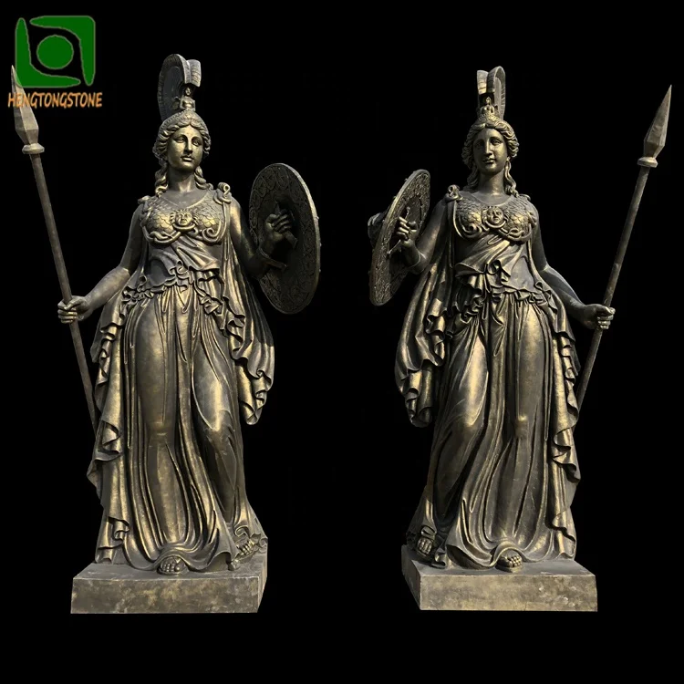 Недорогая Бронзовая Скульптура солдата из стекловолокна в западном стиле