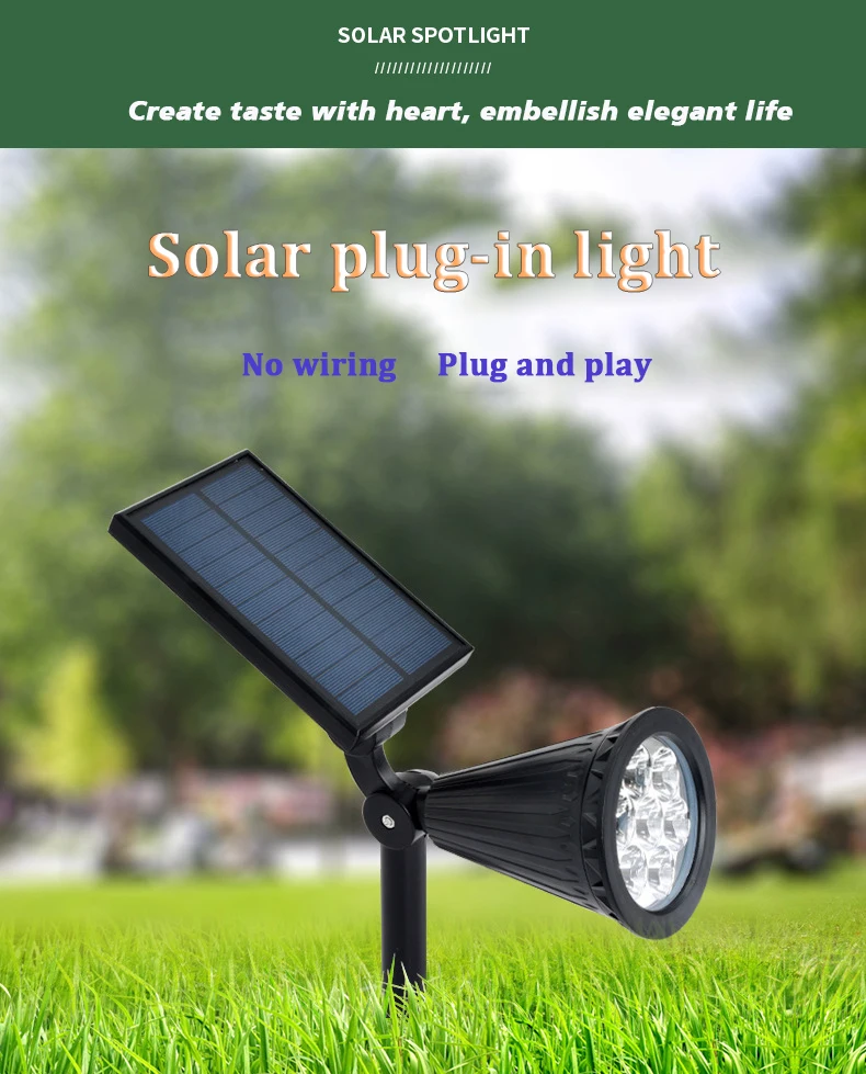 affordable price decoration villa garden pole light solar floor decorative solar lawn courtyard hanging lamp 10w wall