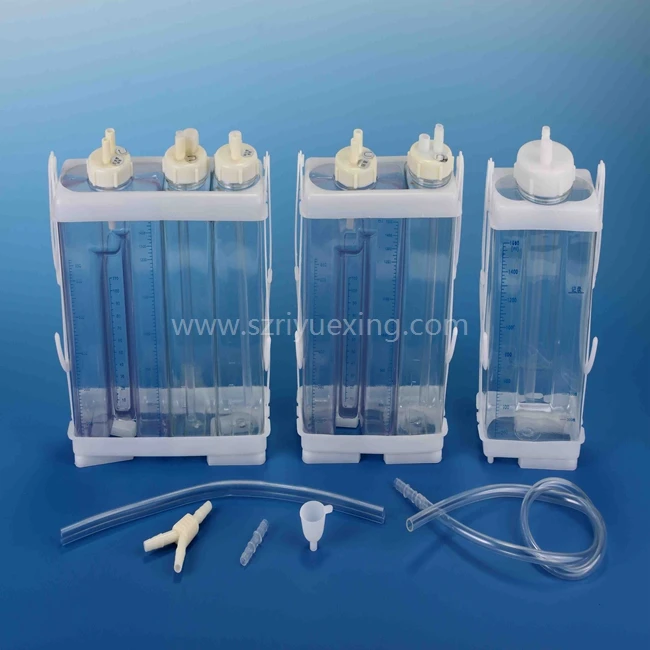 CE certified medical and surgical 2500ml chest drainage bottle