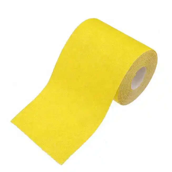 AutoErizo 80 Grit Sticky Back  Aluminum Oxide Golden Yellow color Abrasive Sandpaper Roll