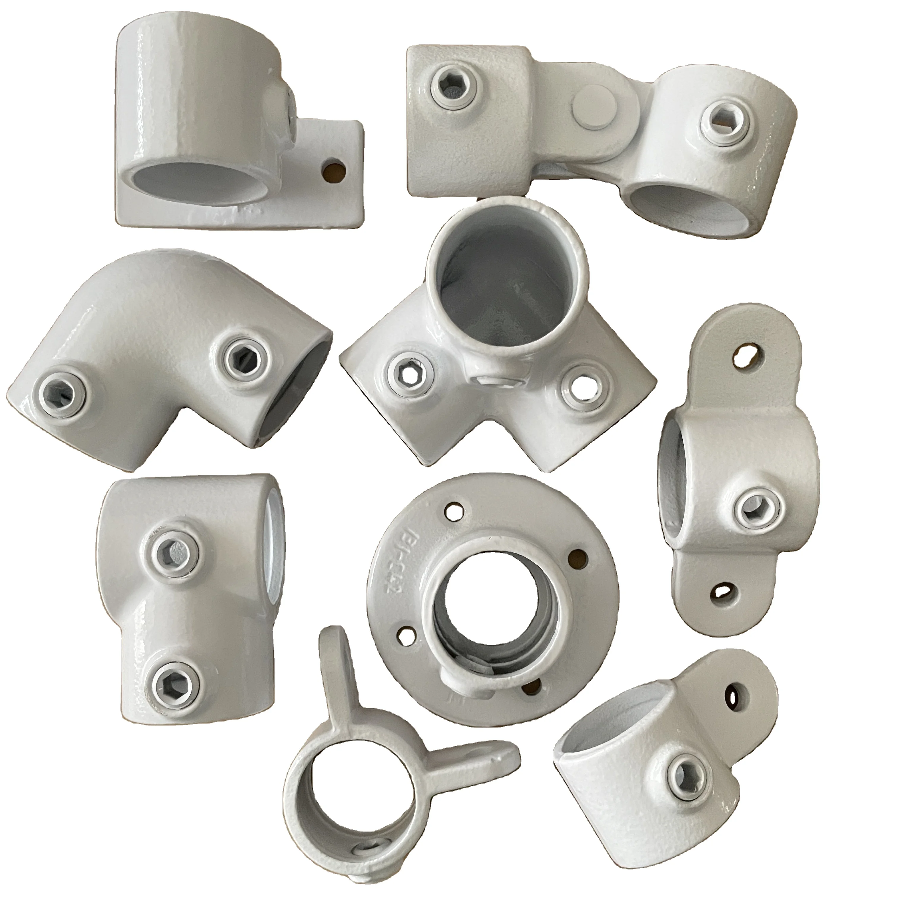 Key Clamp Fittings Pipe Galvanized Clamp Fittings 48.3mm super quality Metal Steel Pipe clamp