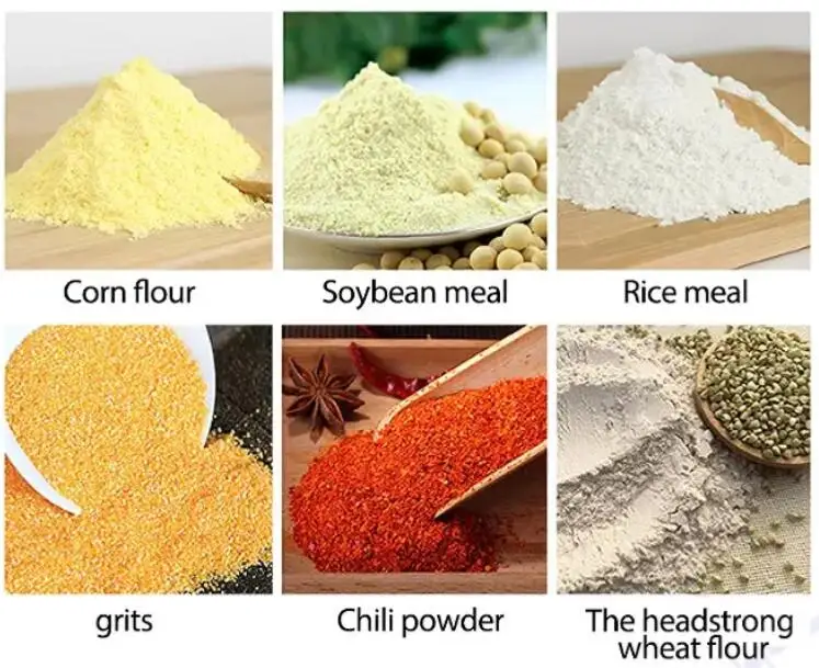 Factory supply Stainless steel feed grain soybean corn maize pepper chilli hammer cursher milling machinery