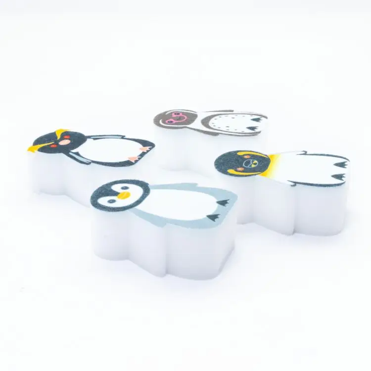 4 PCS High quality Penguin Magic Sponge For Sale