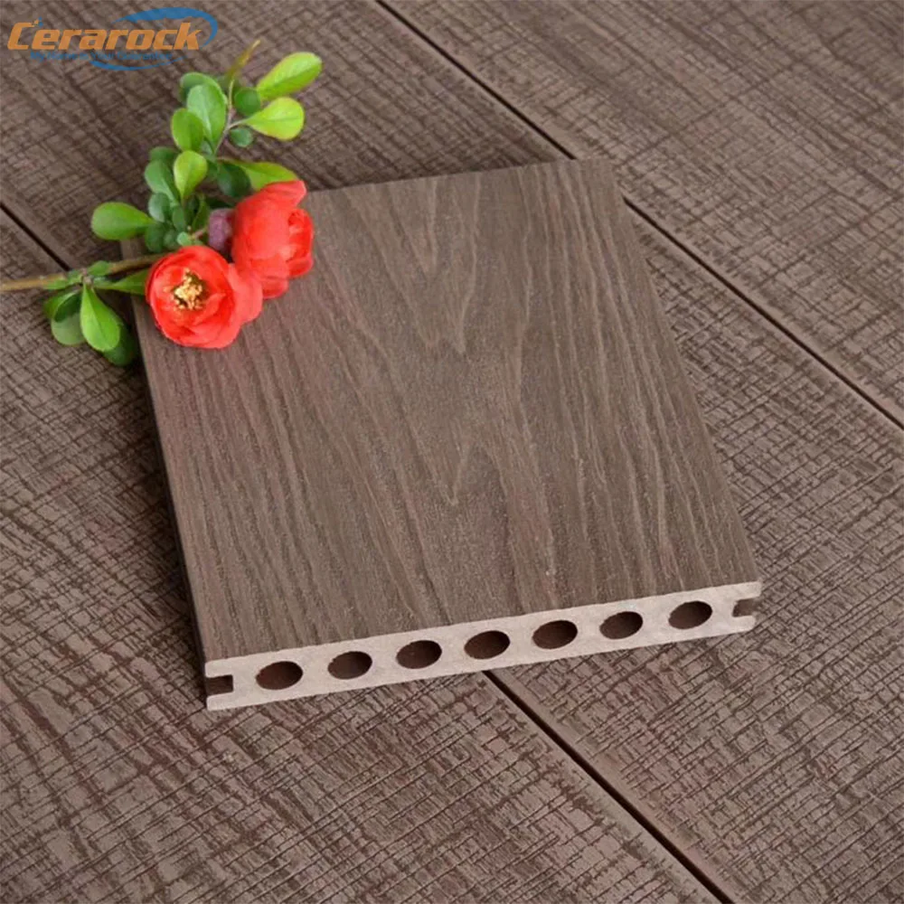 Waterproof outdoor wood plastic composite wpc garden decking flooring