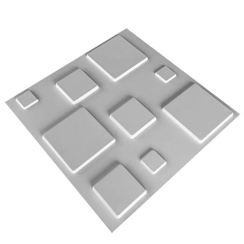 
DIY 3d wallpaper 50*50cm square pvc plastic wall panel for living room 