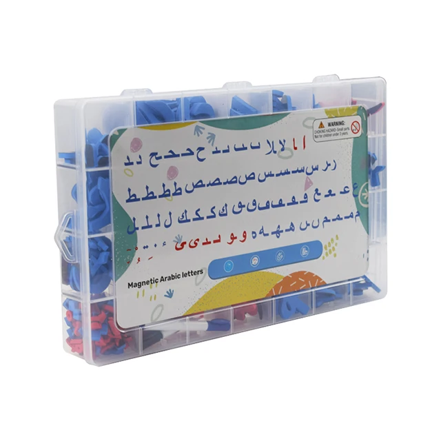 Wholesale Custom Early Educational Toys Baby Toys Arabic Letters Teaching Magnetic Arabic Alphabets For Kids