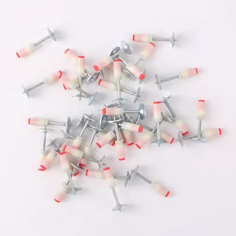 50Nails Mini Nail Gun Manual Nailing Gun Cordless Household Strong Concrete Ceiling Nails Shooting Gun For Steel Wood